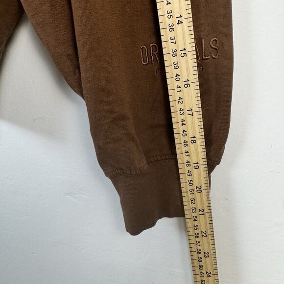 Brooklyn Cloth ORIGINALS HoodieBrown MED Oversized PulloverSweatshirt Streetwear - Picture 4 of 8
